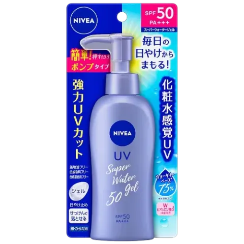 Nivea Sun Protective Water Gel SPF50/PA+++ Pump,  (140 g)