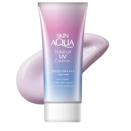 Skin Aqua SPF50+ PA+++ Tone-up, UV Essence,  Lavender