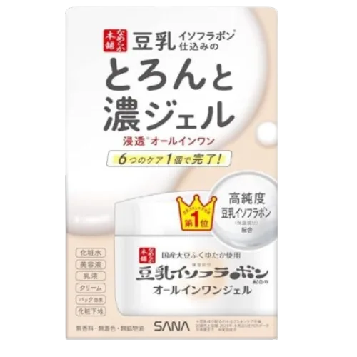 Sana Nameraka Honpo Moist Gel All in One Cream (100 g)